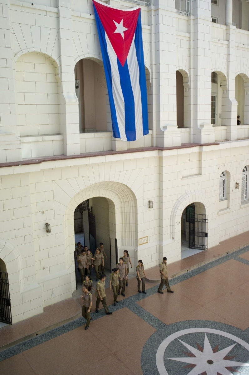 Cuban Army Entering Batista's Palace