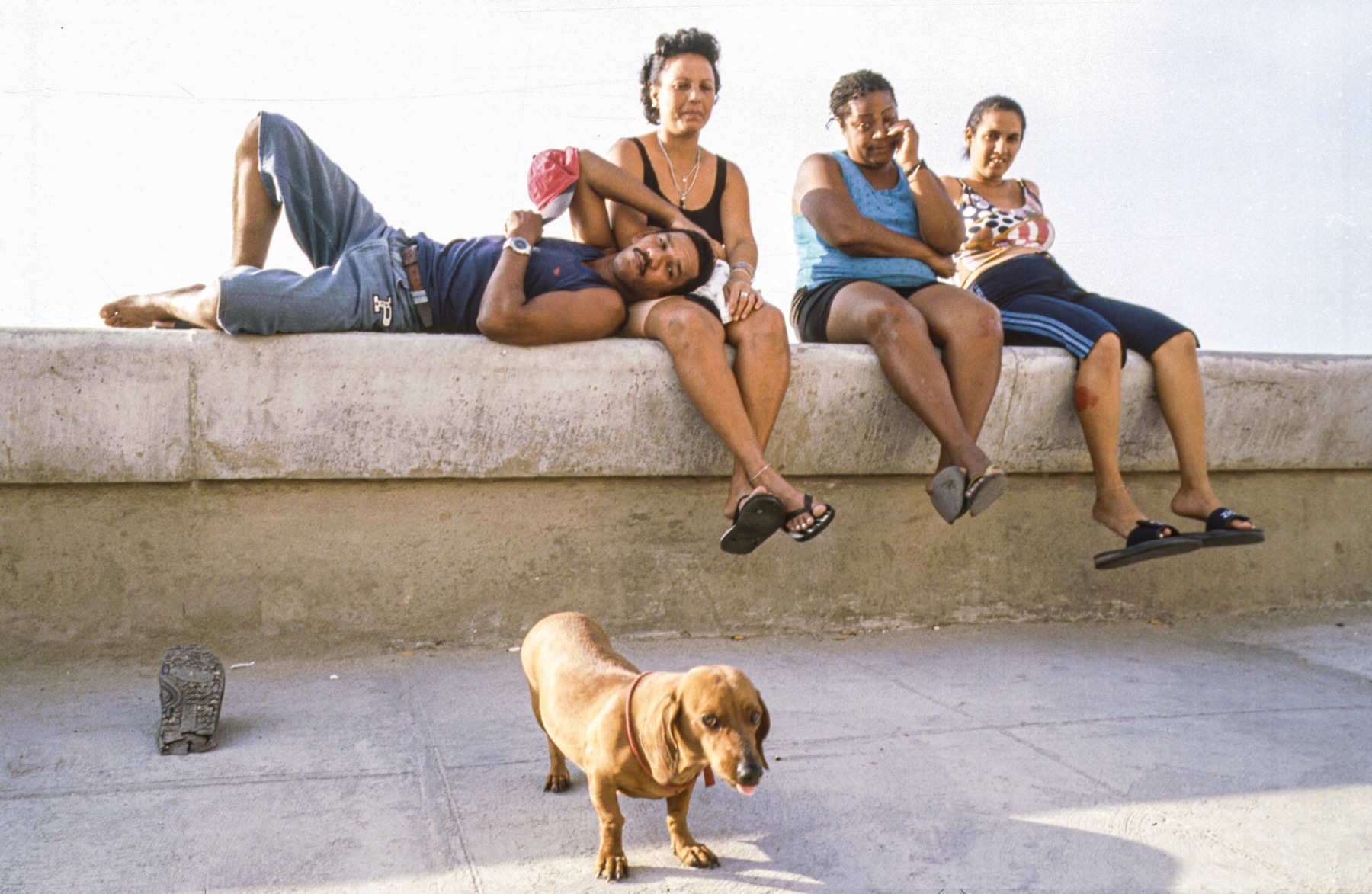 Cuban Family at the Malecon