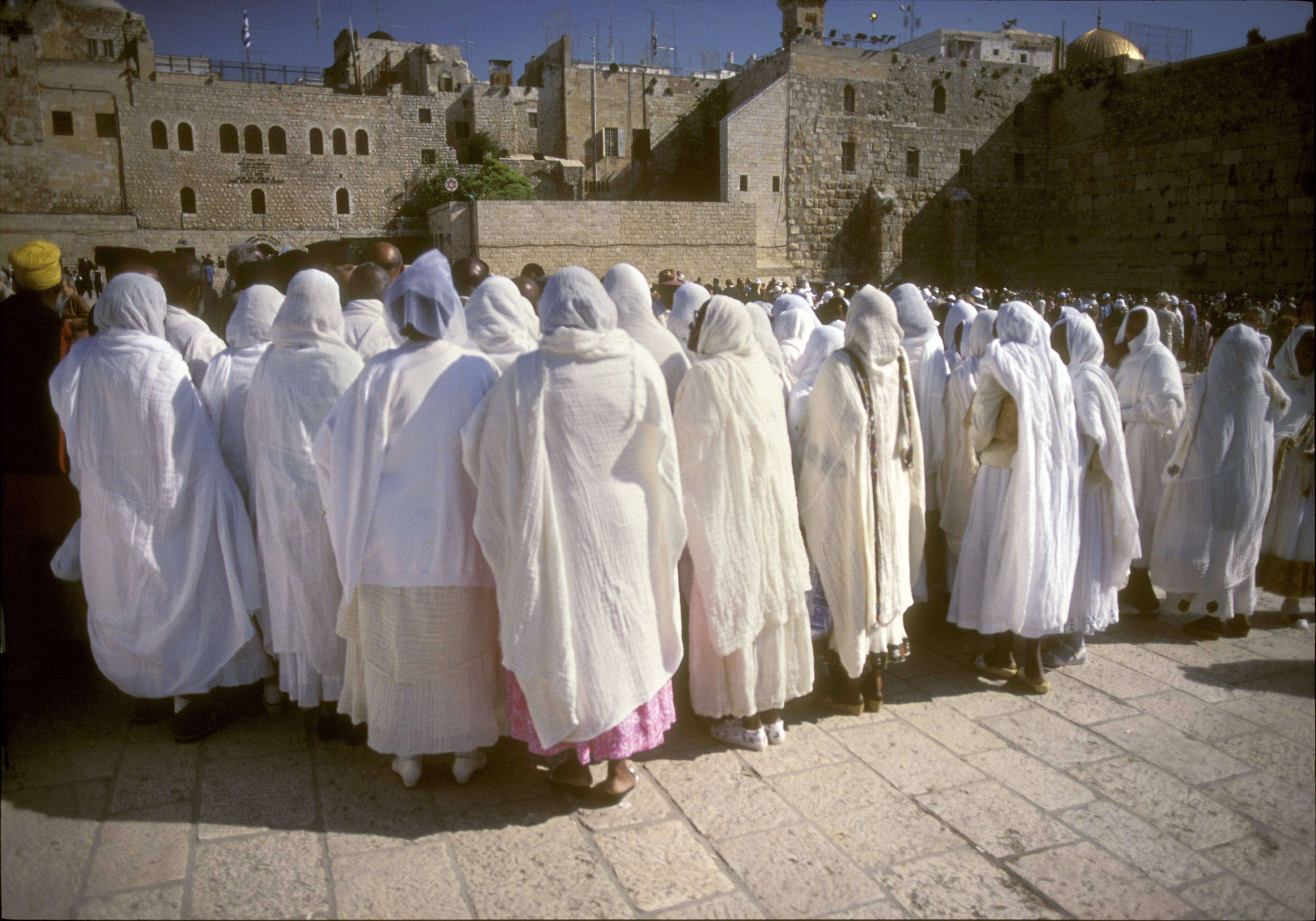 Ethiopians at the Western Wall
